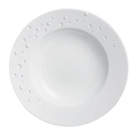 ASSIETTE CREUSE WATER PEARL 25 CM (VENDU PAR 6)