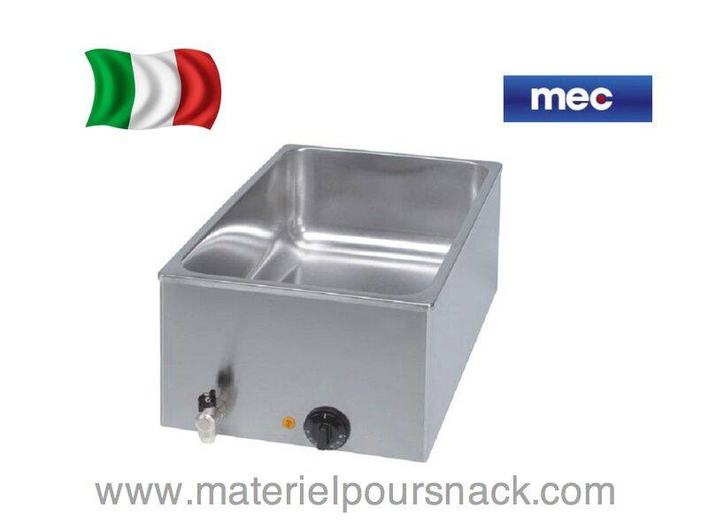 Bain-marie professionnel Mec BM1V - acier inox - chauffage par plaque chauffante - 1,2 kW - 230 V_0