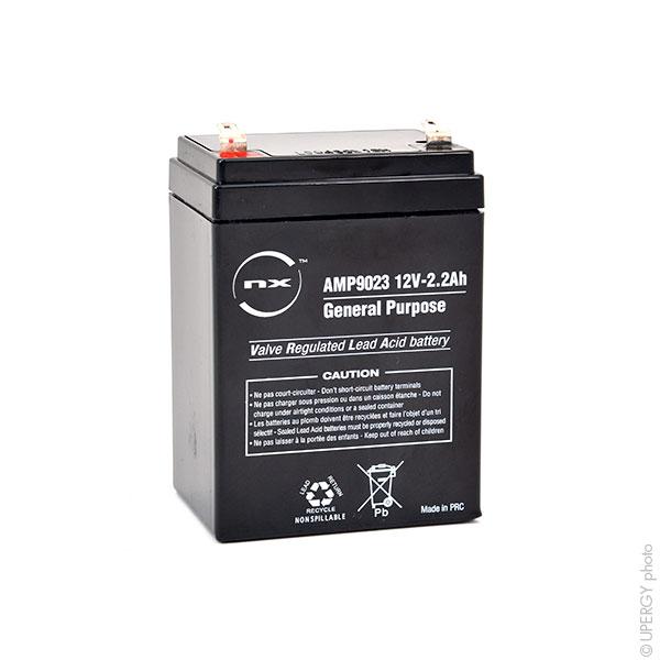 BATTERIE PLOMB AGM NX 2.2-12 GENERAL PURPOSE 12V 2.2AH F4.8_0