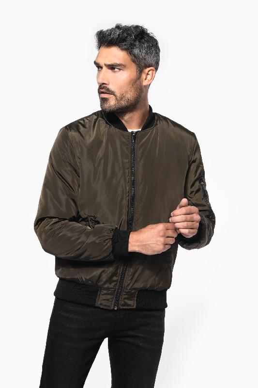 Blouson bomber homme - Réf: K6122 - Kariban - Doublure matelassée et look citadin_0