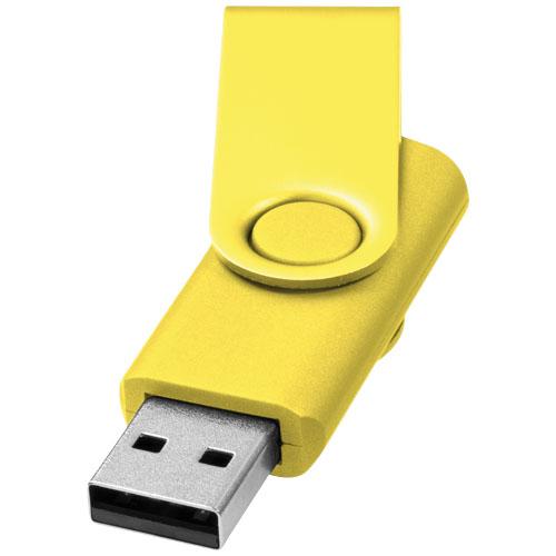 Clé USB publicitaire 4 Go Rotate-Metallic - plastique et aluminium - référence 12350806_0