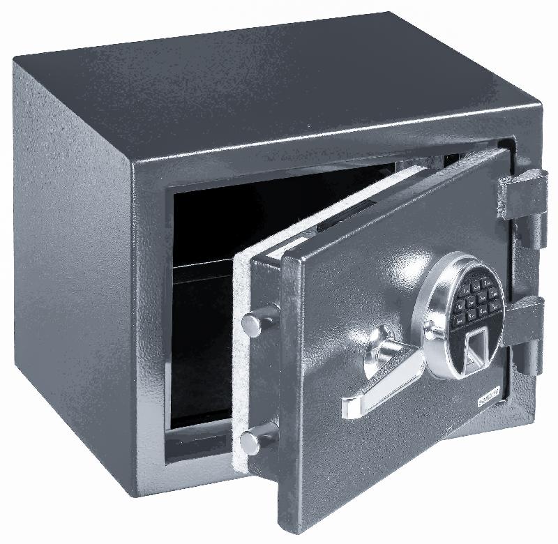 Coffre-fort anti feu 23,4 L à serrure électronique et lecteur d'empreinte 400 x 360 x 310 mm Torros KLB400_0