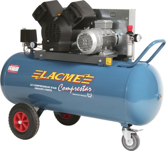 Compresseur 150 litres lacmé : comprestar 24v150t sp/elv - 330452_0