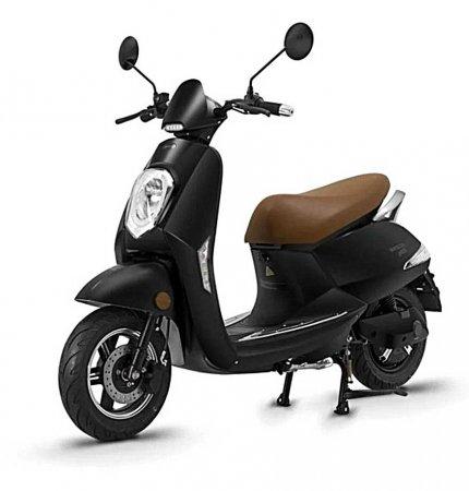 Estart45 - Scooter électrique noir mat - Moteur Bosch 1200W - 1 batterie lithium Wayscral - Loudet Cycles & Accessoires_0