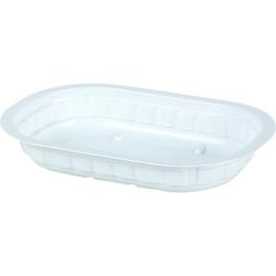 Firplast Barquette oblongue PP blanche 158x102x25mm 220CC par1500 - blanc 3700466016351_0