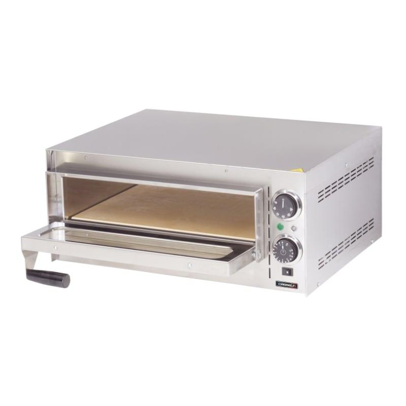 Four à pizzas électrique Casselin CFRP1 - ø 35 cm - Sole en pierre réfractaire - Température jusqu'à 300°C_0