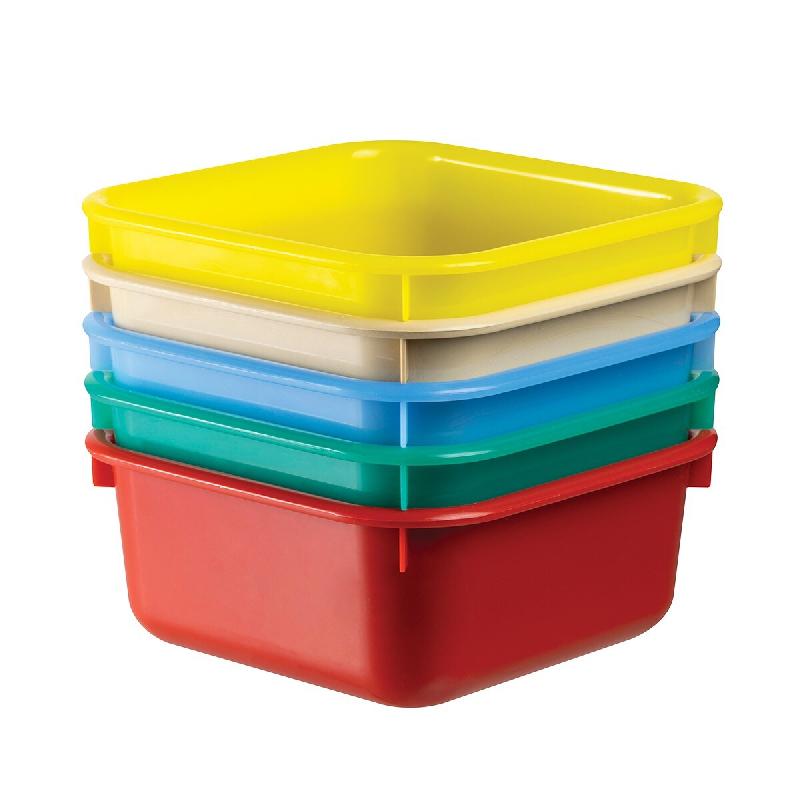GILAC Cuvettes carrées  3 L X6 - couleurs HACCP - Mutlicolor G605800 - 3573678704268_0