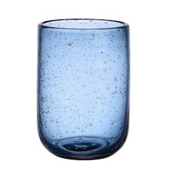 Gobelet Perla Bullé 25 cl bleu x6 -   Verre Table Passion - bleu verre 3106233020444_0