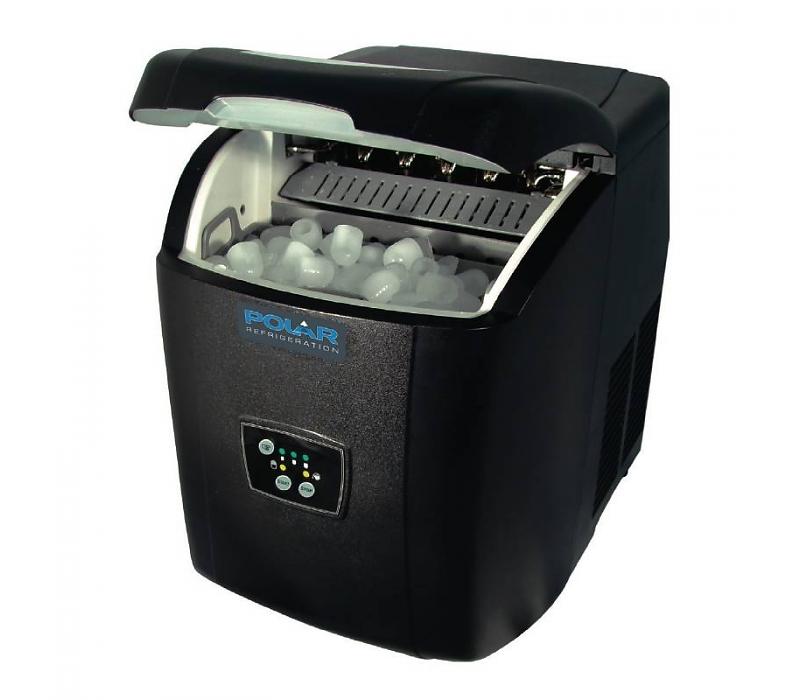 Machine à glaçons noire GAT315 - 3 tailles de glaçons - 10kg/24h - Garantie 2 ans_0