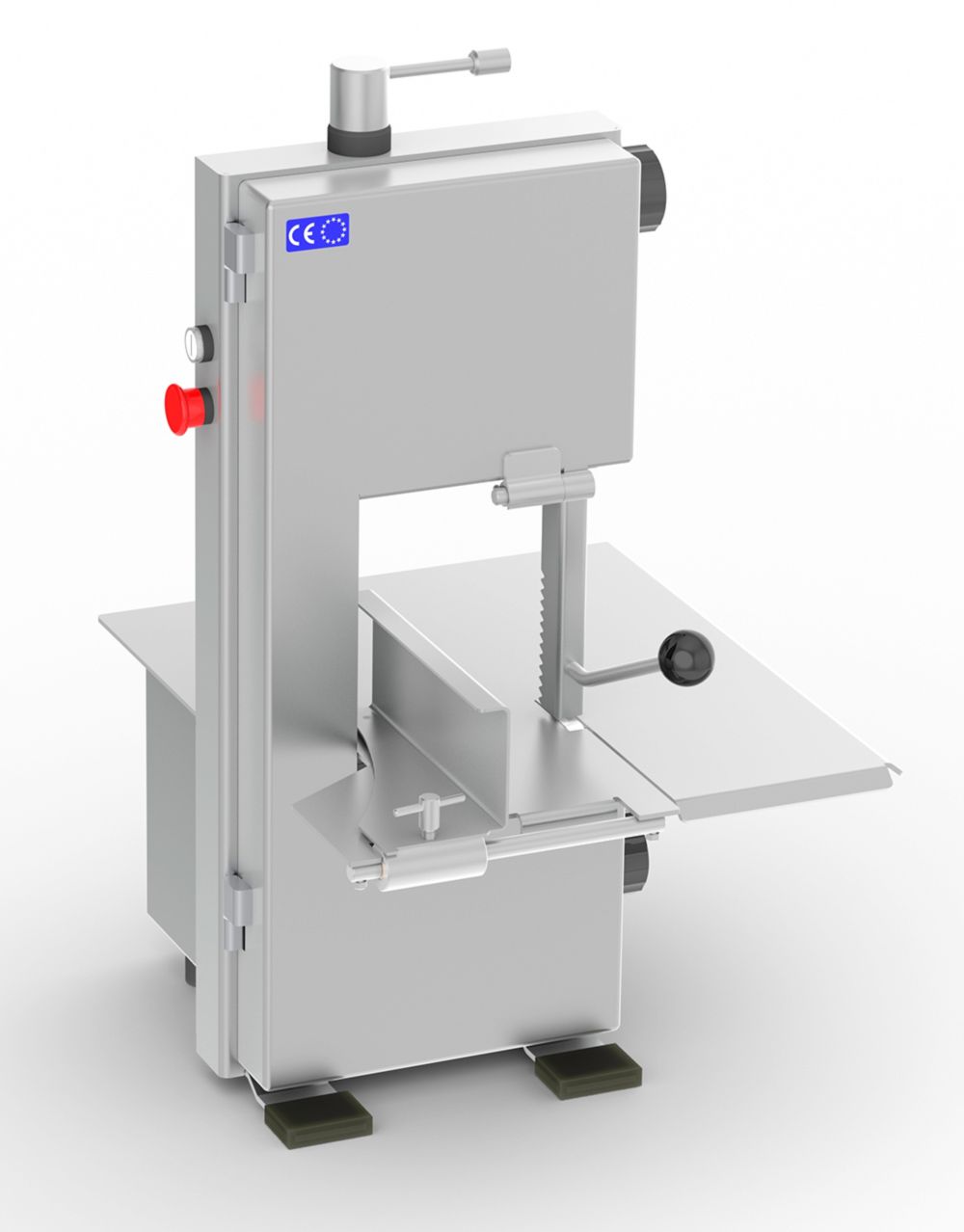Os ST-200 - Scie industrielle en acier inoxydable - Modèle Médoc avec système tendeur automatique_0