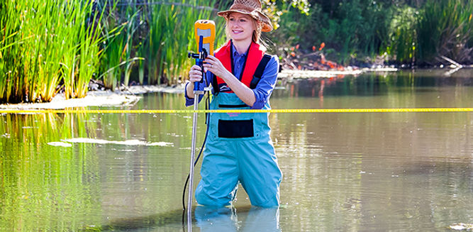 Perche de mesure de débit DOPPLER de précision sans étalonnage - SonTek FlowTracker 2_0