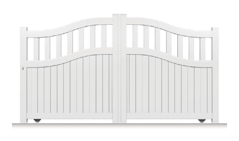 Portail aluminium coulissant modèle OPC-205 - dimensions et coloris au choix_0