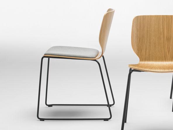 Lot de 2 chaises Nim Wood avec placet d'assise_0
