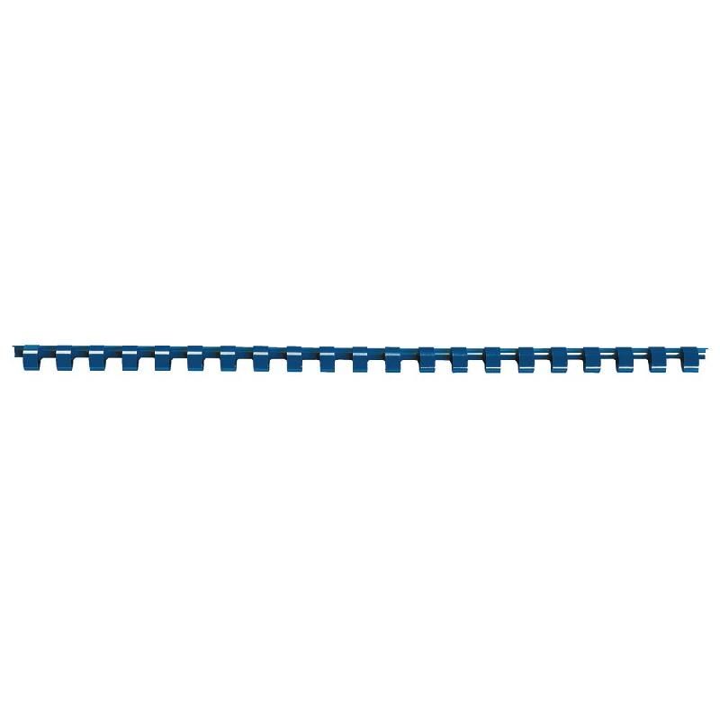 STAPLES BAGUETTES DE RELIURE PLASTIQUE STAPLES - DIAMÈTRE 8 MM BLEU - BOÎTE DE 100