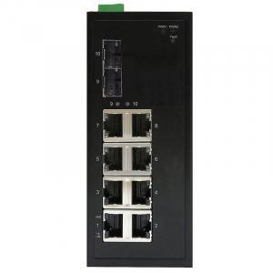 Switch durci PoE non managé Gigabit - 8 ports + 2FPS - Châssis aluminium IP30 - Référence: ISGPOEEP0802G_0