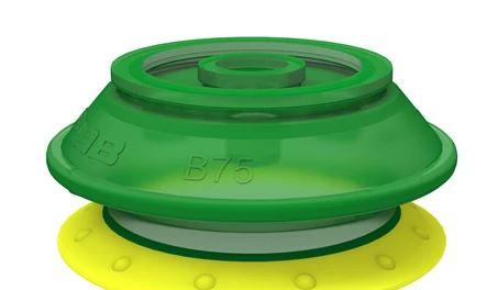 Ventouse ronde B75P en polyuréthane - DURAFLEX® - Pour surfaces irrégulières et poreuses_0