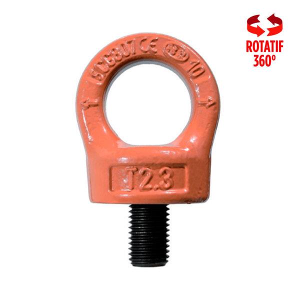 Anneau de levage mâle émerillon C807X - orientable toutes directions - charge utile 1 à 32 tonnes_0