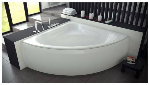 BAIGNOIRE MIA MINI AVEC TABLIER 120X120 CM OU 130X130CM_0