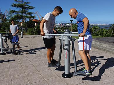 Balançoire en acier peint - Musculation et coordination - Conforme norme EN 16630_0