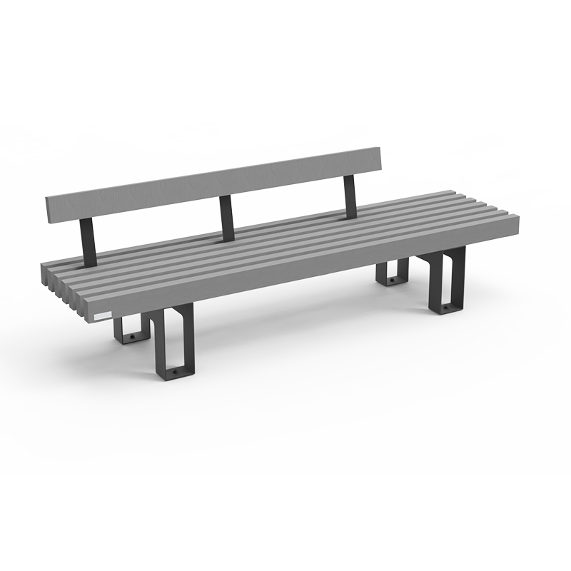 Banc OCEAN - L.2400 mm - Dossier à gauche - STD OCE-BC-01-G_0