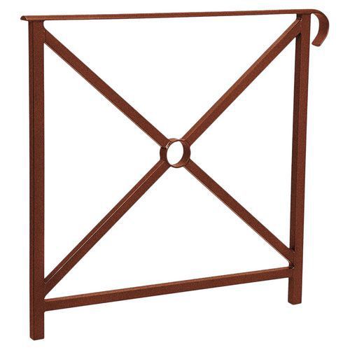 BARRIÈRE HÉRITAGE SIMPLE CROIX 80 SIMPLE CROSSE ASP CORTEN - PROCITY