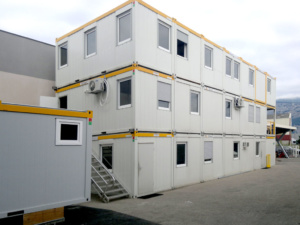 Base vie temporaire 3 étages - location pour chantier, construction modulaire et abri_0