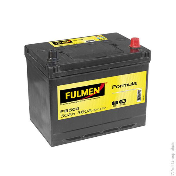 BATTERIE VOITURE FULMEN FORMULA FB504 12V 50AH 360A_0