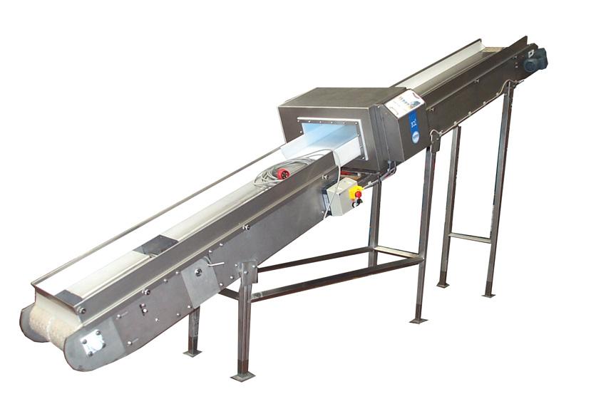 Convoyeur à bande - Ossature acier inoxydable - Bande PU ou modulaire_0