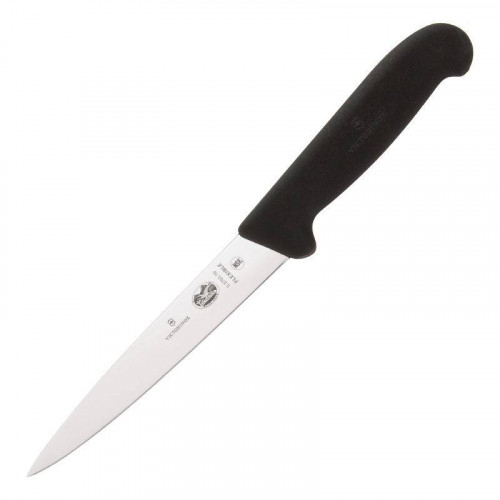 COUTEAU FILET DE SOLE FLEXIBLE PROFESSIONNEL NOIR VICTORINOX - 15 CM