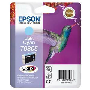 Epson cartouche jet d'encre Claria cyan clair 'Colibri' (T0805) - C13T08054011 - Compatibilité Stylus Photo_0