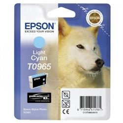 EPSON Cartouche d'encre T0965 Cyan clair - Loup (C13T09654010) Epson - 3666373875910_0