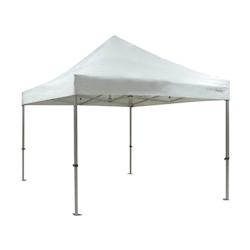 Tente pliante pro 4x4m FRANCE BARNUMS - Alu 55mm/PVC 580g norme M2 - blanc - structure aluminium réglable - gamme Alu Pro 55 Luxe_0