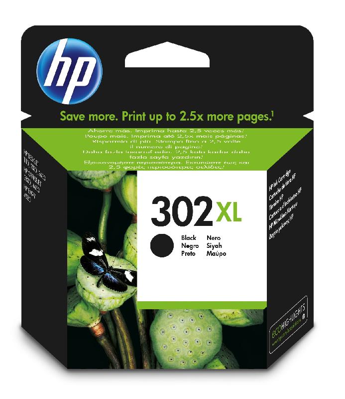 HP 302XL Cartouche d’encre noire grande capacité authentique_0