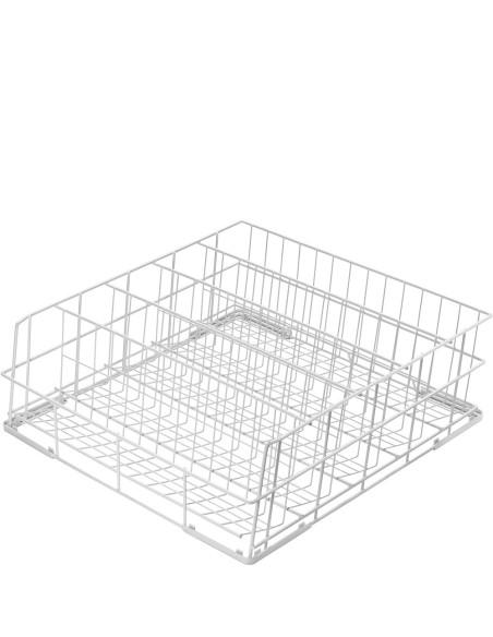 Panier lave-verres SMEG 50x50 cm - Référence WB50G02 - Rilsan large avec fond incliné_0
