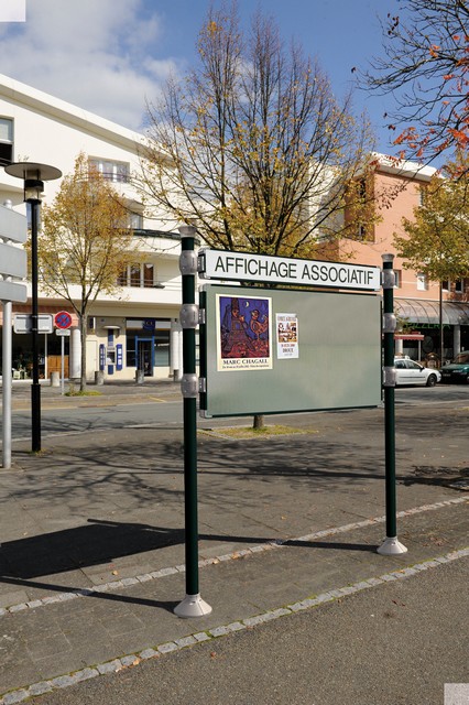 Panneau d'affichage libre - Cadre aluminium 75mm - Affichage recto-verso - Dimensions et options personnalisables_0