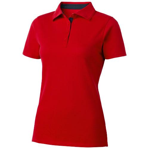 Polo femme Hacker 33097262 - col en tricot plat - maille piquée 100% coton - 220 g/m²_0