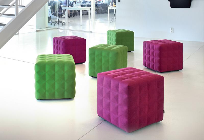 Pouf acoustique cubique BuzziCube_0