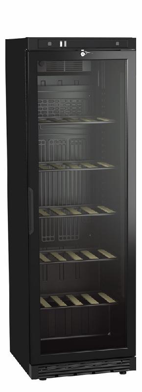 Présentoir réfrigéré pour vins 379 litres avec porte en verre et 5 étagères, +1°/+10°c - BFE0004/S_0