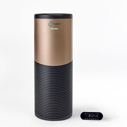 AIRVIA PRO 150 - Purificateur d'air anti-COVID - Pour surfaces jusqu'à 150 m² - Préfiltre interchangeable et technologie médicale_0