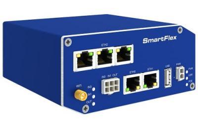 Routeur industriel 4G, 5E,USB,2I/O,SD,W,PSE,W,SL,Acc,SWH - Référence: BB-SR30018125-SWH_0