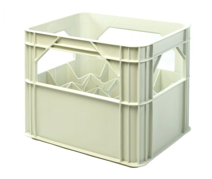 Caisse à bouteille pour eau minérale - 12 compartiments - bekuplast gmbh - 400 x 300 x 346 mm - HDPE_0