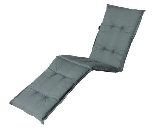 Madison coussin lit de jardin - Basic gris - A046 - 65x200 cm - 50% coton / 50% polyester_0