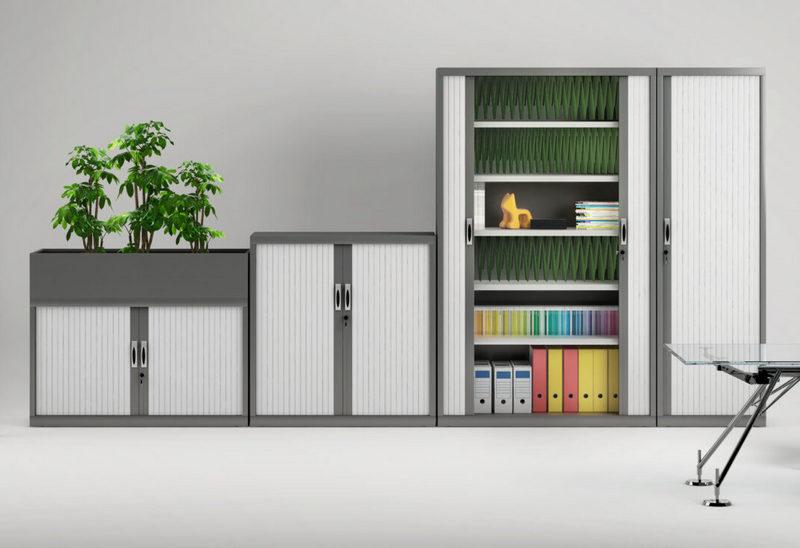 Armoire Basse Rideaux 105 x 102 cm_0