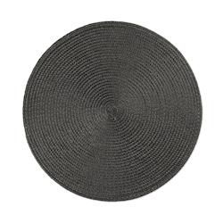 Excelsa lot de 6 sets de table Round plastique 36x0,2x36 cm noir - noir plastique 69634_0
