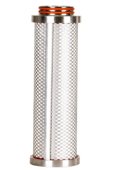 Filtre stérilisant profondeur - Média borosilicaté tridimensionnel - Taux de rétention 99,99998% - Acier inoxydable_0