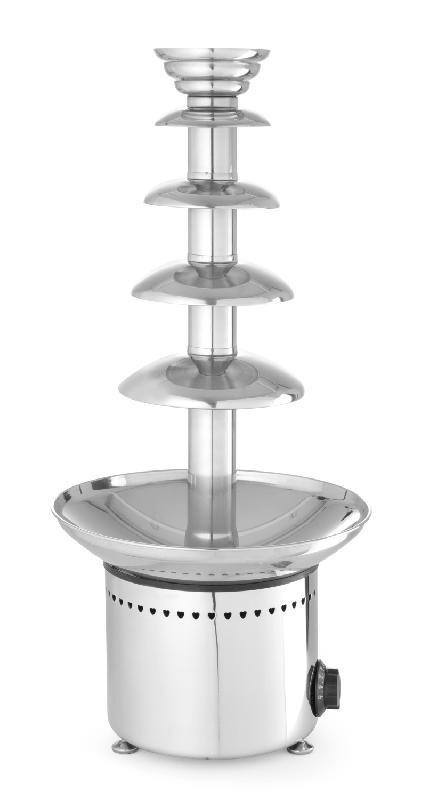 Fontaine à chocolat professionnelle en inox 5 niveaux capacité de 2,5 à 6 kg - 274156_0