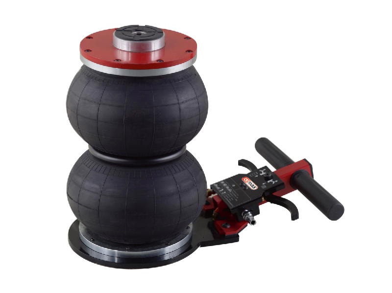 KSTOOLS - Cric 2 boudins - 2 tonnes - commandes basses - pression de service 7 bars - soupape de surcharge_0