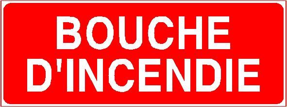 Panneau de signalisation - bouche d'incendie_0