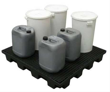 Plateforme de rétention en plastique 180 litres - PFRP180/150 - légère et résistante aux produits chimiques_0