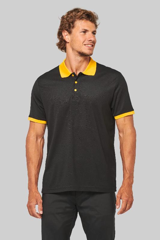 Polo piqué performance homme - PROACT - Réf: PA489 - Maille piquée Cool Plus - Ultra résistant et respirant_0